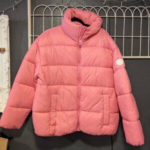Size L Noize Pink Puffer Coat